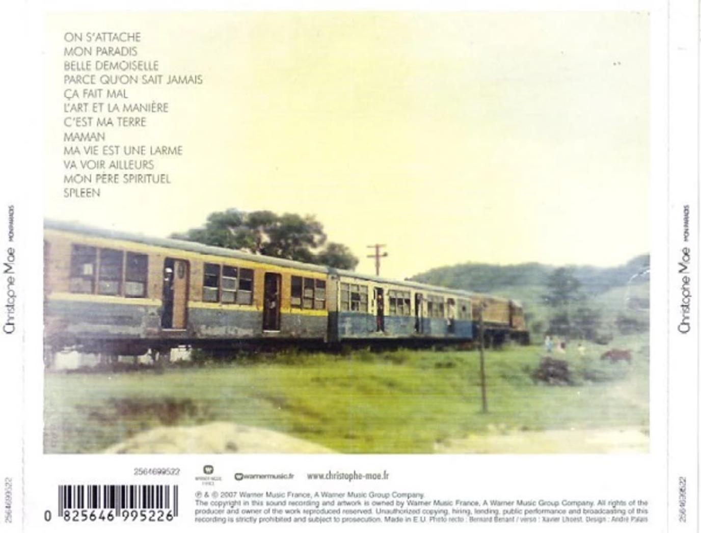 Cd Christophe Maé - Mon Paradis (2007)