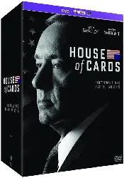 dvd house of cards - intégrale saisons 1 - 2 - 3 - 4 - dvd + copie digitale