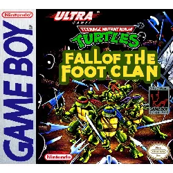 jeu gameboy gb teenage mutant hero turtles fall of the foot clan