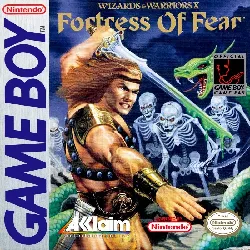jeu gameboy gb wizards warriors x fortress of fear