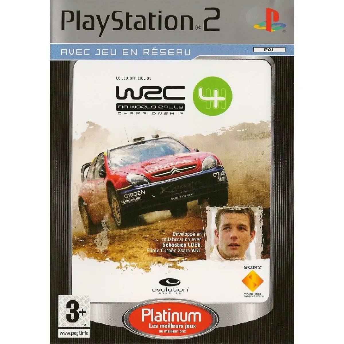 WRC Rally Evolved Championnat Du Monde PS2 PlayStation 2 PAL COMPLET