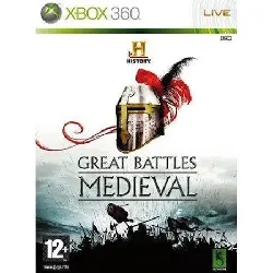 jeu xbox 360 history great battles medieval