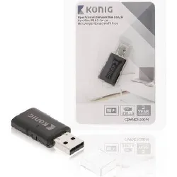 könig wireless usb adapter n300 adaptateur réseau 2.0