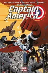livre captain america : sam wilson tome 1 - pas mon captain america