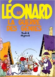 livre leonard numero 10 : la guerre des genies