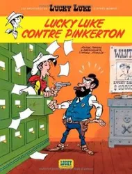 livre les aventures de lucky luke d'après morris tome 4 - lucky luke contre pinkerton