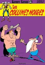 livre lucky luke tome 21 - les collines noires