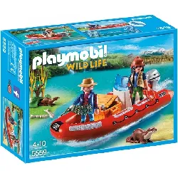 playmobil 5559 bateau pneumatique avec braconniers designers