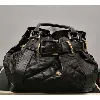 sac burberry beaton en cuir marron