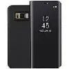 samsung clear view standing cover ef-zg955 coque de protection noir pour galaxy s8+