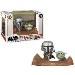 the mandalorian with the child star wars n° 390 - figurine funko pop