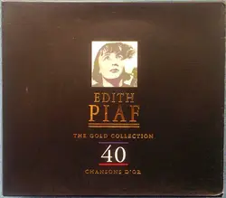 cd edith piaf - the gold collection - 40 chansons d'or (1997)