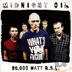 cd midnight oil - 20,000 watt r.s.l