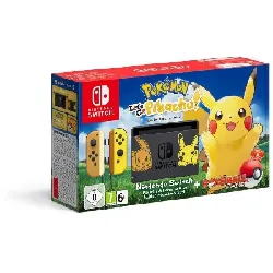 console nintendo switch edition pokémon let's go pikachu