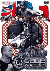 dvd cage warriors fighting championship : uk vs france