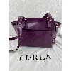 furla sac forme trapèze en cuir violet