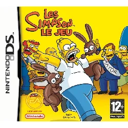 jeu ds les simpsons le jeu
