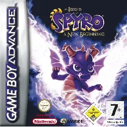 jeu gameboy advance gba the legend of spyro: a new beginning