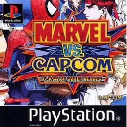 jeu ps1 marvel vs. capcom: clash of super heroes