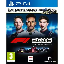 jeu ps4  f1 2018 edition headline