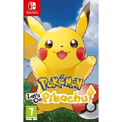 jeu switch nintendo pokémon let's go, pikachu