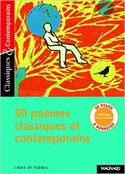 livre 90 poèmes classiques et contemporains