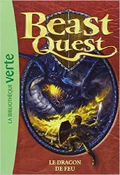 livre beast quest, tome 1 : le dragon de feu