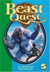 livre beast quest tome 5 - le monstre des neiges