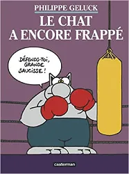 livre le chat a encore frappe