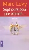 livre sept jours pour une éternité ... : [roman]