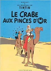 livre tintin le crabe aux pinces d'or