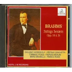 cd johannes brahms - strings sextets opp. 18 & 36 (1996)