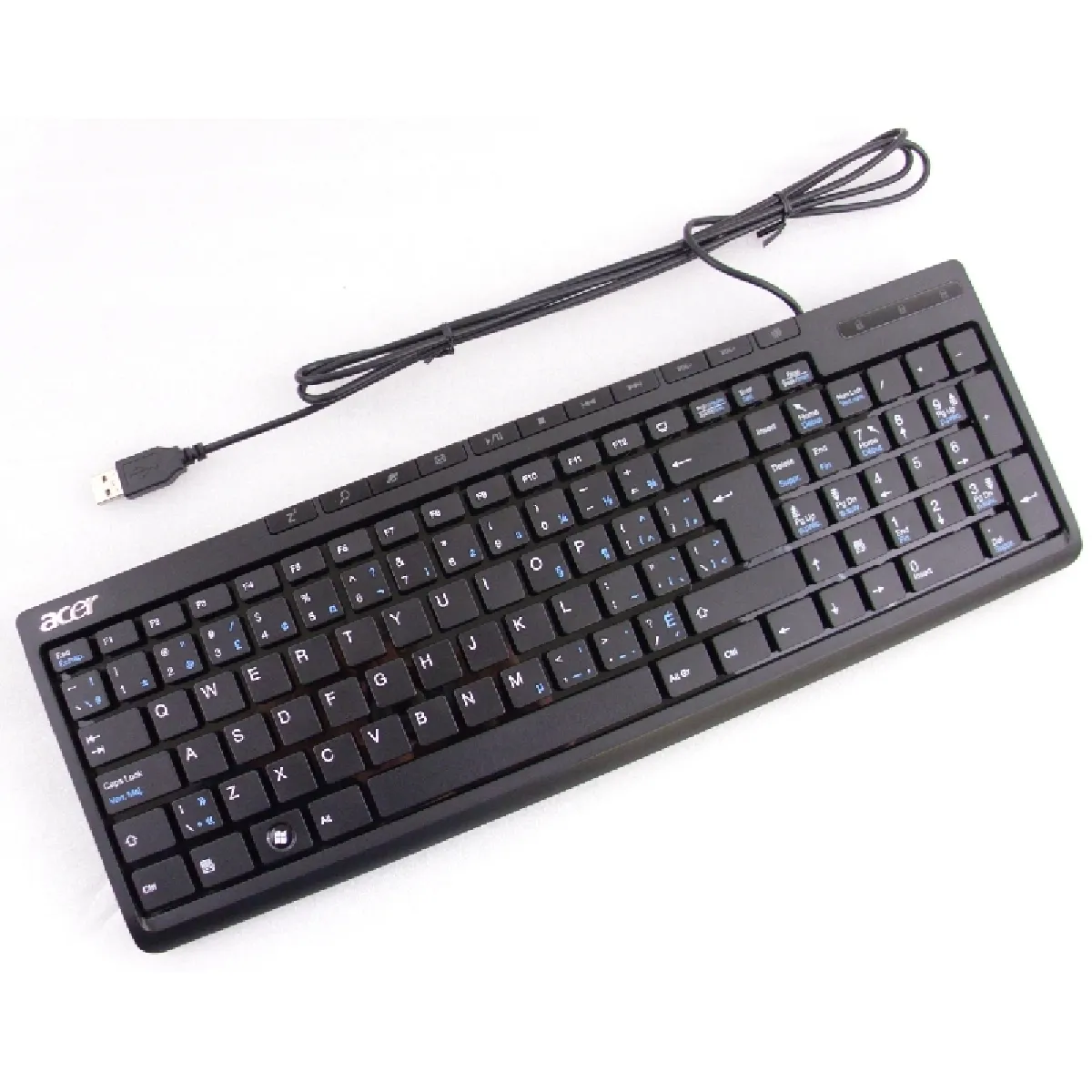 Clavier Filaire Acer SK9610 QWERTZ Slovénie - Port USB, Ouvert Mais Jamais Utilisé