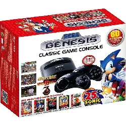 console atgames genesis classic game sonic 25th anniversary 80 jeux