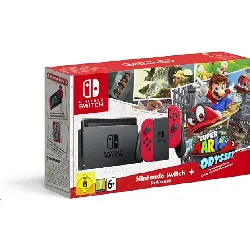 console nintendo switch edition limitée rouge super mario odyssey