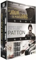 dvd coffre 3 dvd - le jour le plus long - patton - tora ! tora ! tora !