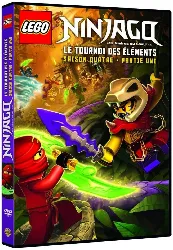 dvd lego ninjago, les maîtres du spinjitzu - saison 4 - le tournoi des éléments - partie 1