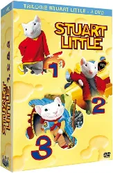 dvd stuart little + stuart little 2 + stuart little 3, en route pour l'aventure - pack