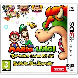 jeu nintendo 3ds mario luigi: voyage au centre de bowser l'épopée jr.