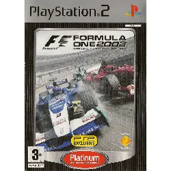 jeu ps2 formula one 2003 platinum