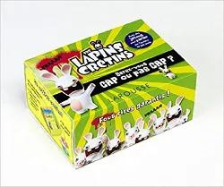 jeu the lapins crétins : serez - vous cap ou pas cap ? : avec 60 cartes et 15 jetons