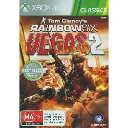 jeu xbox 360 tom clancy's rainbow six vegas 2 edition classics