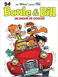 livre boule & bill, tome 34 : un amour de cocker