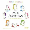 livre gaston la licorne : mes émotions : avec une roue des émotions