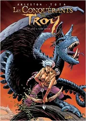 livre les conquérants de troy tome 1 - exil à port - fleuri