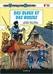 livre les tuniques bleues t25 des bleus et des bosses