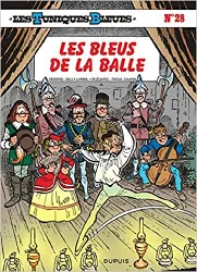 livre les tuniques bleues t28 les bleus de la balle