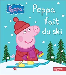 livre peppa / peppa fait du ski