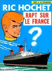 livre ric hochet tome 6 : rapt sur le france