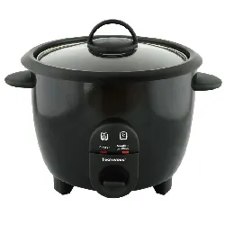cuiseur à riz techwood tcr-106  - 1 litre, noir, 400w